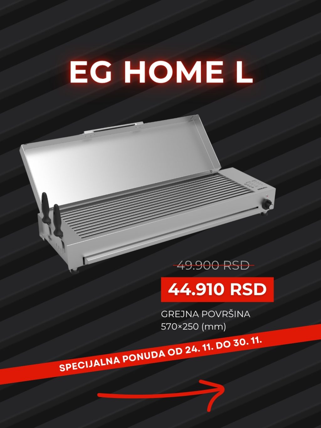 Instagram post from ecogrill_electric_grill. This post is in position 3.